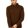 High neck zipper men