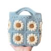 Crochet cotton handmade bag