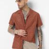 Men crochet shirt