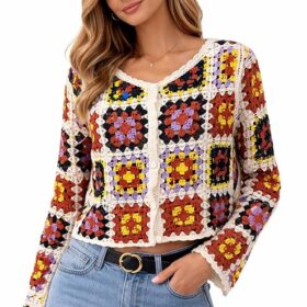 Crochet Granny Square Cardigan