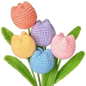 Crochet Tulip Flowers