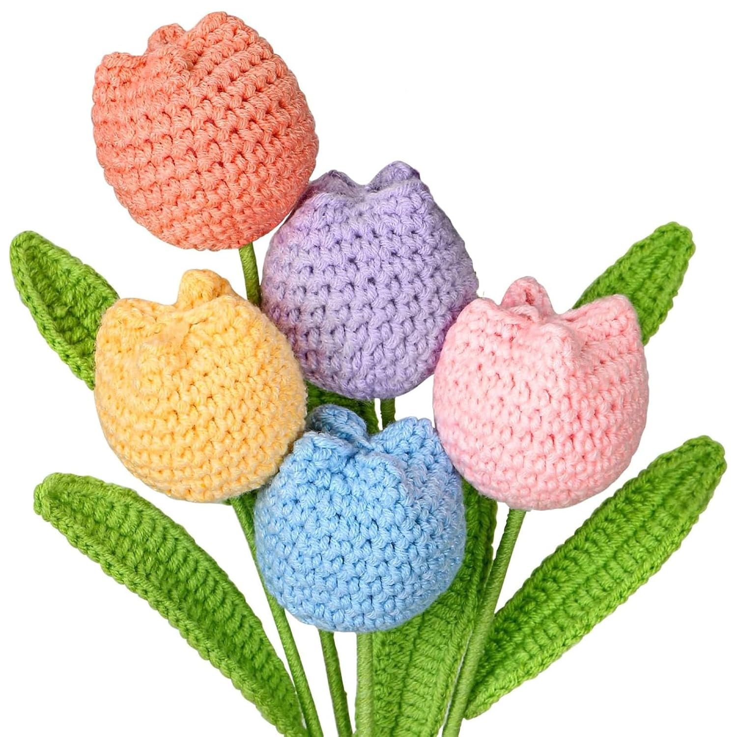 Crochet Tulip Flowers