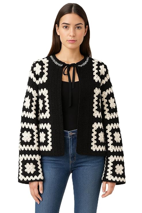 Women's Crochet Cardigan